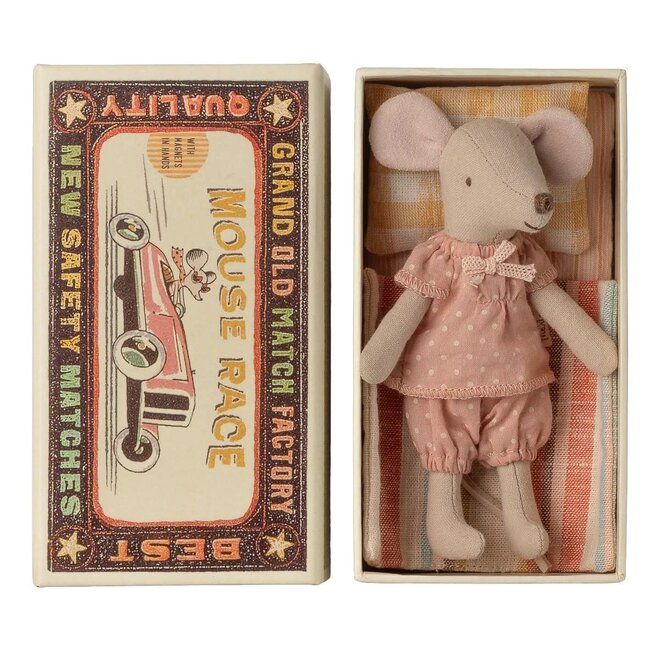 Mouse Big Sister Polka Dots Outfit in Matchbox