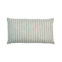 Pillow Stripes Beige & Light Blue 11 x 19in