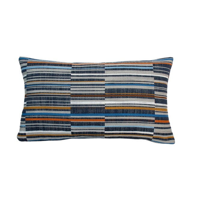Pillow Maharam Ladder Stripe Fountain 11 x 19in