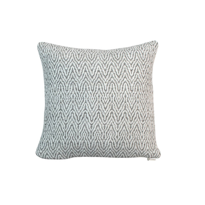 Pillow Grey & White 11 x 11in