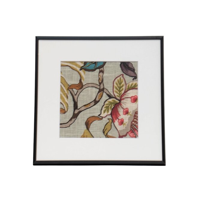 Framed Fabric Euphorbia Spring