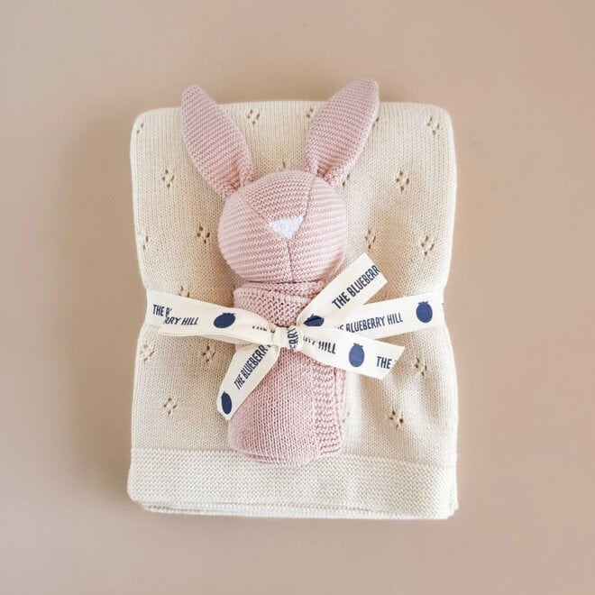 Blanket & Bunny Blush Set