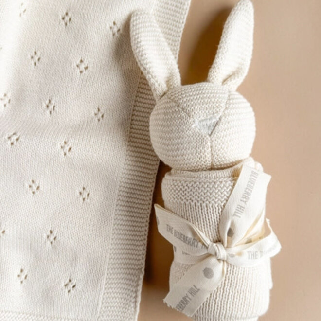 Blanket & Bunny Cream Set