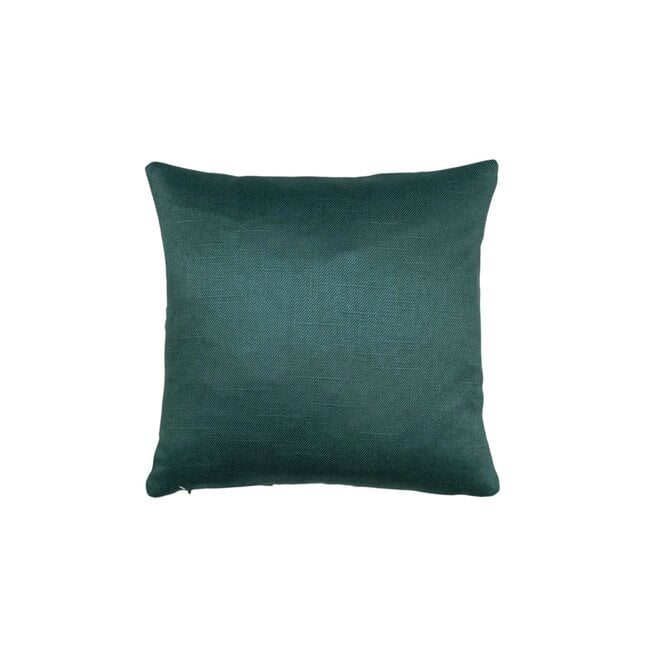 Mini Pillow Embroidered Flower 11 x 11in