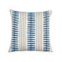 Pillow Indo Stripe Navy Blue 18 x 18in