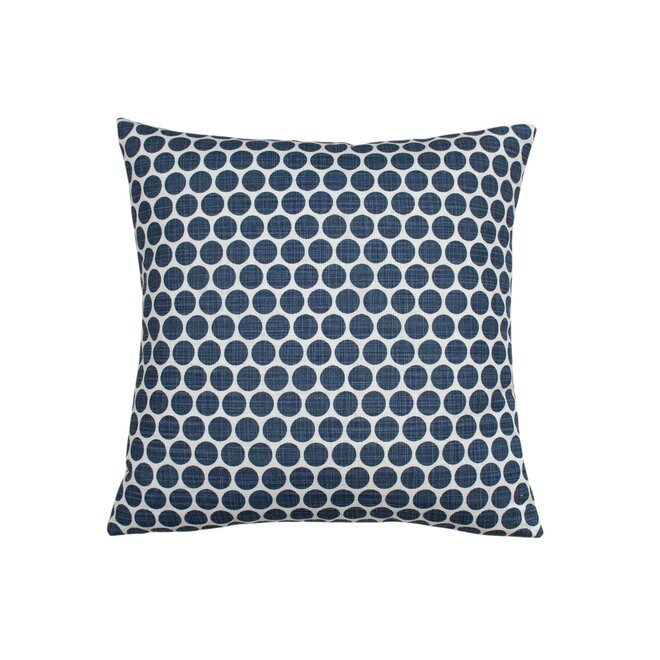 Pillow Dots Navy 18 x 18in