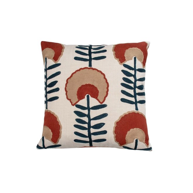 Pillow Hopps Floral Pottery 14 x 14in