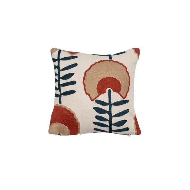 Mini Pillow Hopps Floral Pottery 10 x 10in