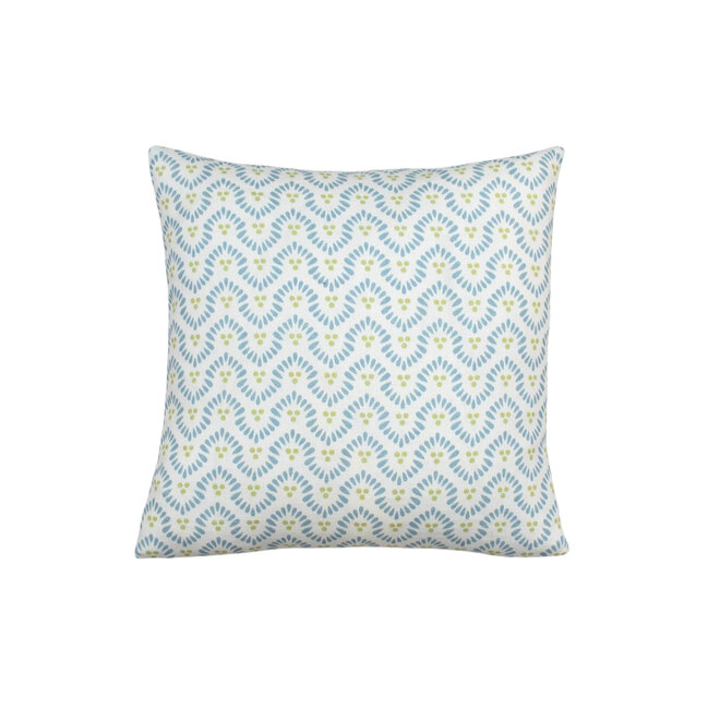 Pillow Wynford Navy On White 15 x 15in