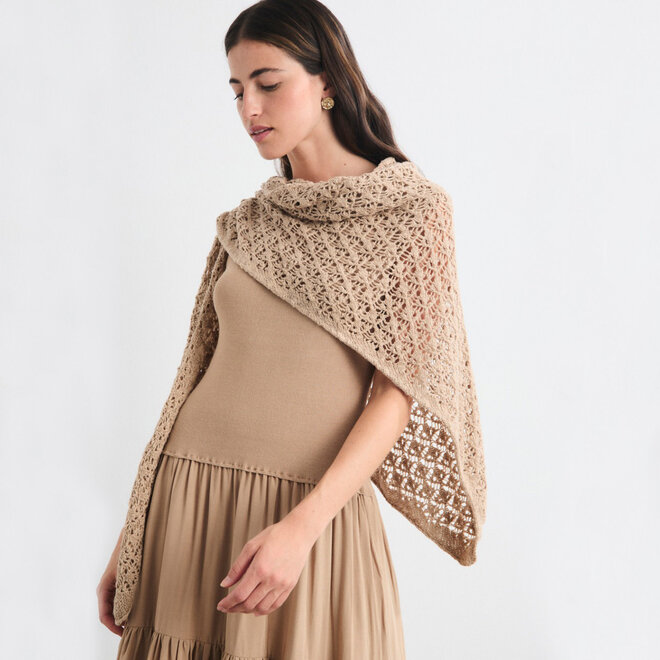 Shawl Castor Toasted