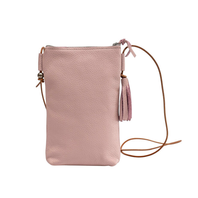 Leather Crossbody Bag Camino Periwinkle
