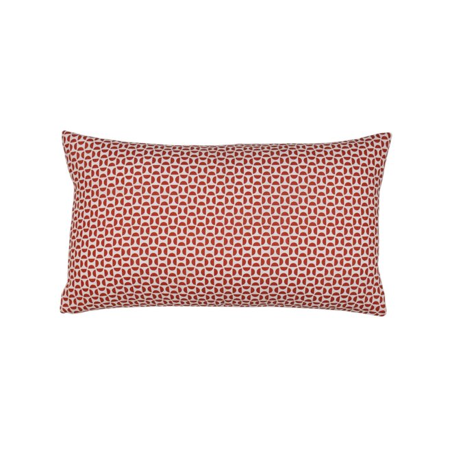 Pillow Geometric Coral 11 x 20in