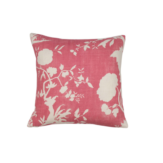Pillow Chinoiserie Pink 15 x 15in