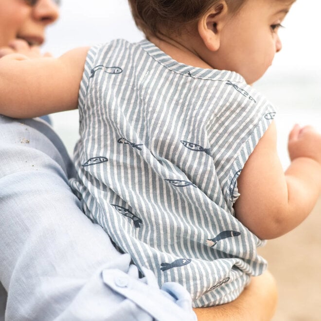 One Piece Seersucker Petit Sardine