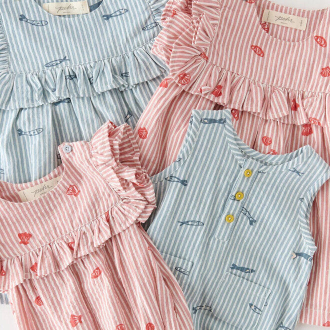 One Piece Seersucker Petit Sardine