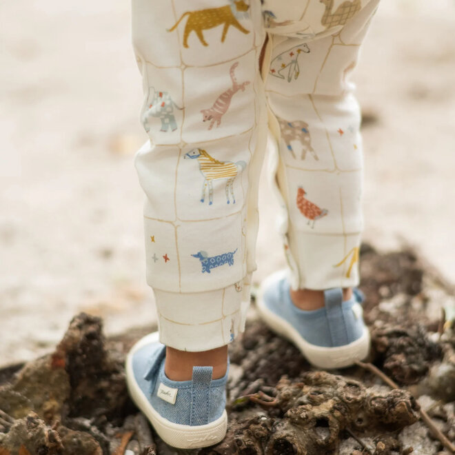 Henley Romper Animal Shuffle