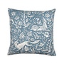 Pillow Woodland Toile Blue 18 x 18in 4