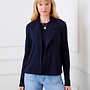Jacket Ribbed Knit Navy