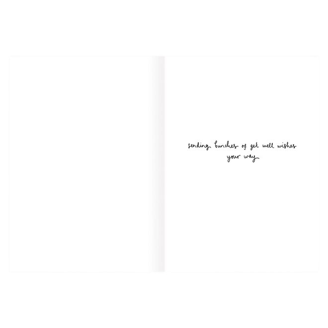 Card Get Well Vase of Flowers