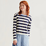 Cardigan Stripes Navy & White