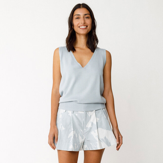 Top Maindi Gots Light Blue