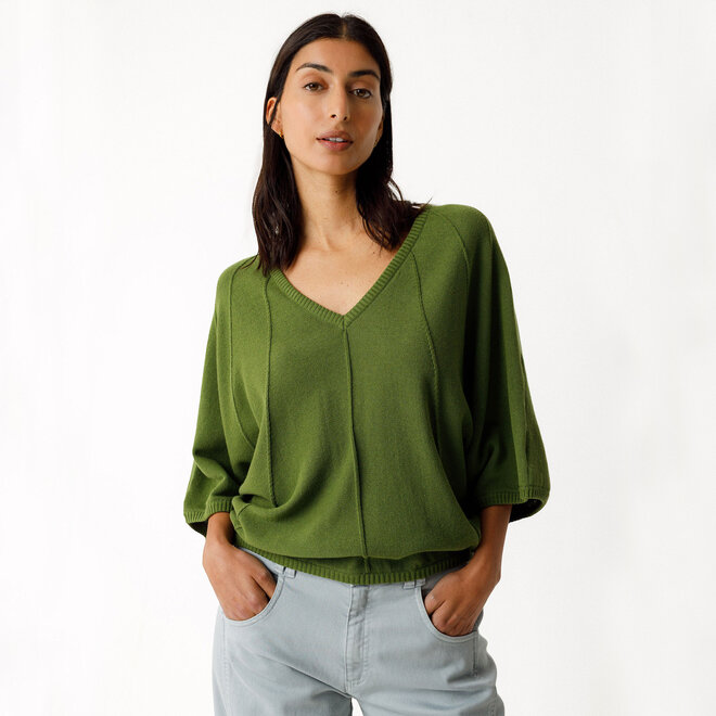 Sweater Olaia-Gots Dark Green