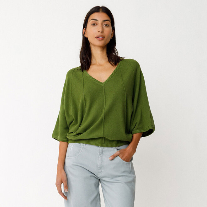 Sweater Olaia-Gots Dark Green