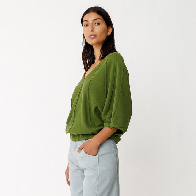 Sweater Olaia-Gots Dark Green