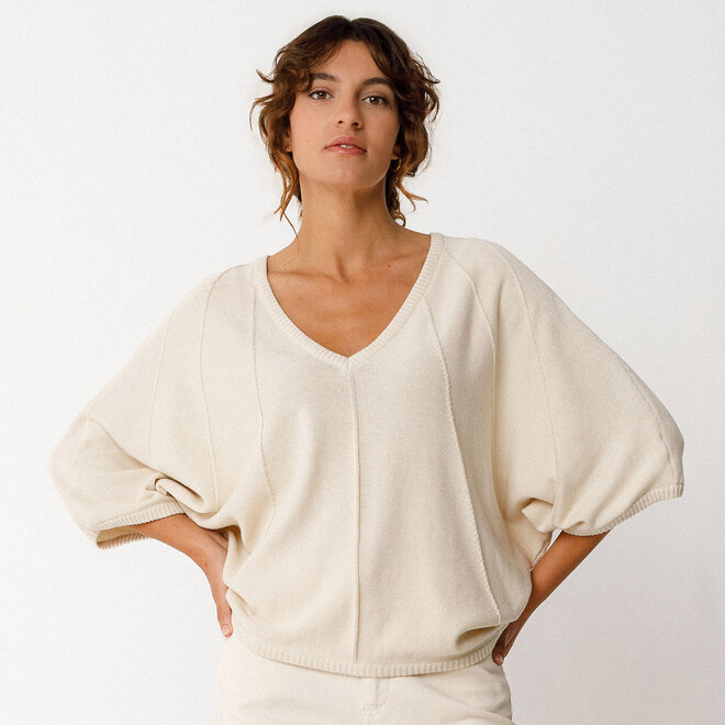 Sweater Olaia-Gots Ivory