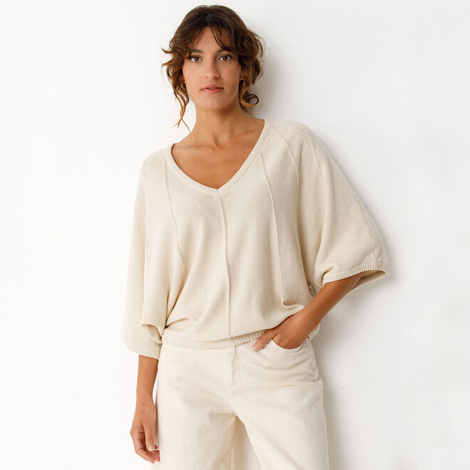 Sweater Olaia-Gots Ivory