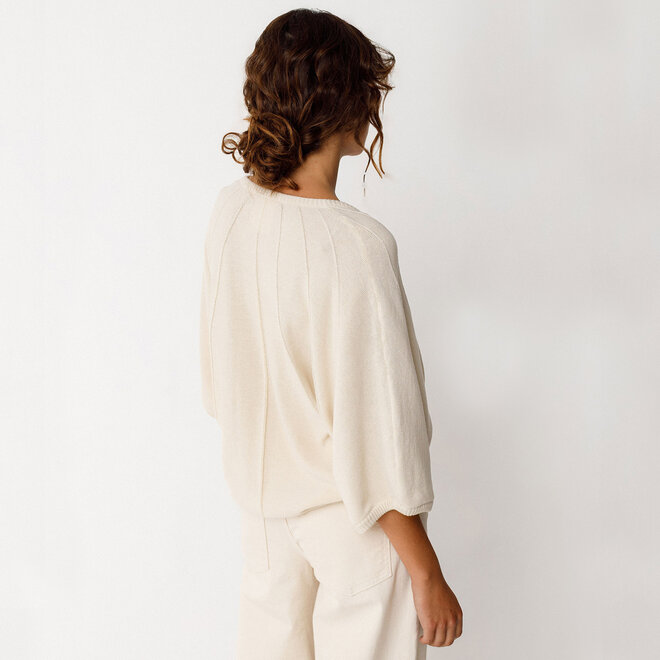 Sweater Olaia-Gots Ivory