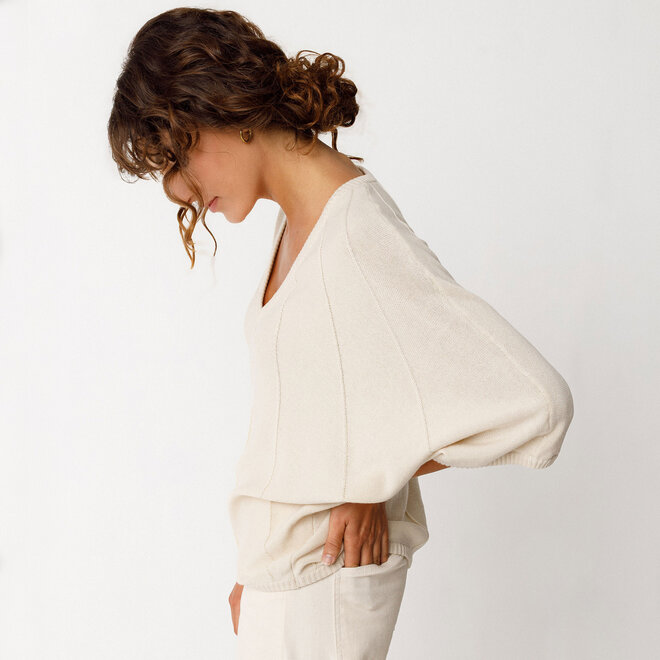 Sweater Olaia-Gots Ivory