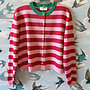 Cardigan Stripes Red & Pink