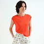 Knit Top Soft Orange