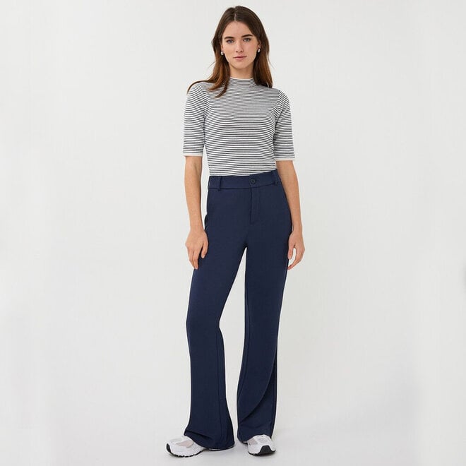 Top Striped Off White & Navy