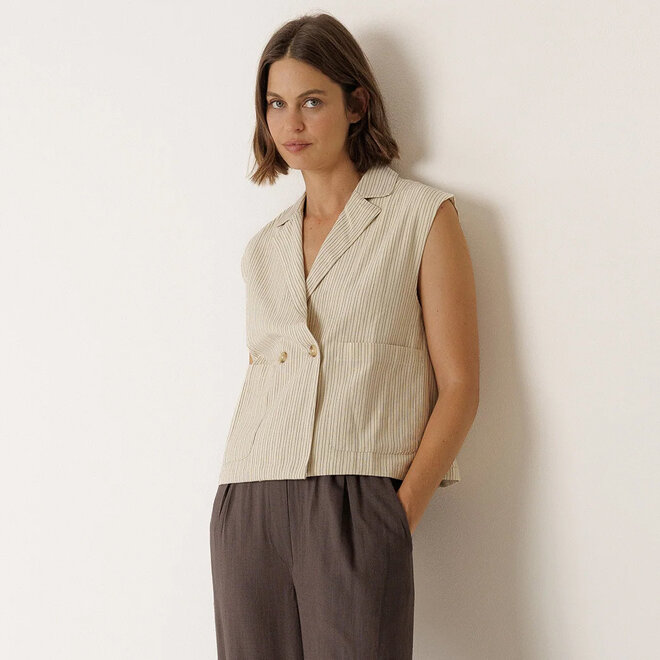 Vest Pinstripe Crudo