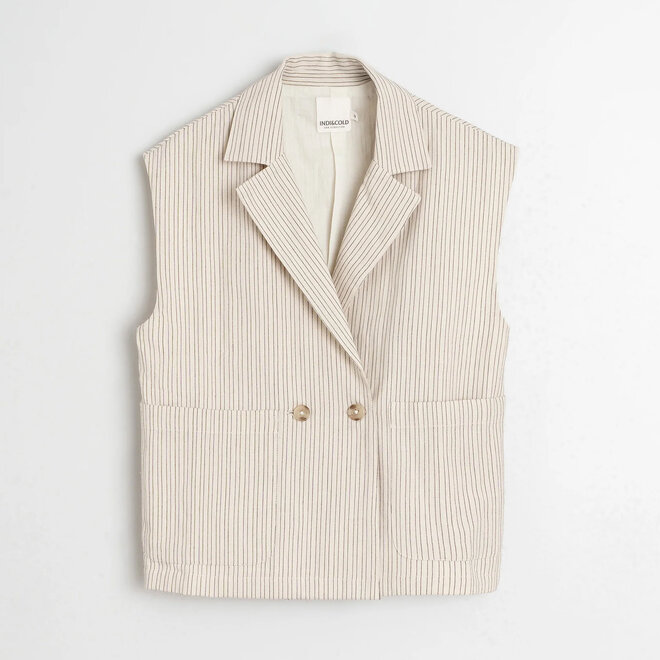 Vest Pinstripe Crudo