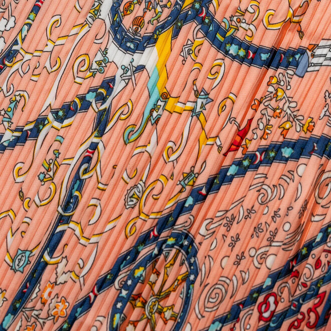 Scarf Jenna Plissé Petit Coral