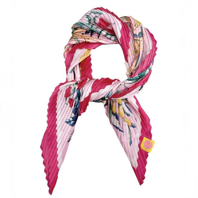 Scarf Ophelia Plissé Petit Pink