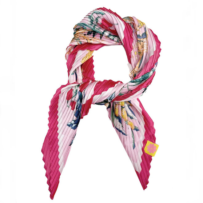 Scarf Ophelia Plissé Petit Pink