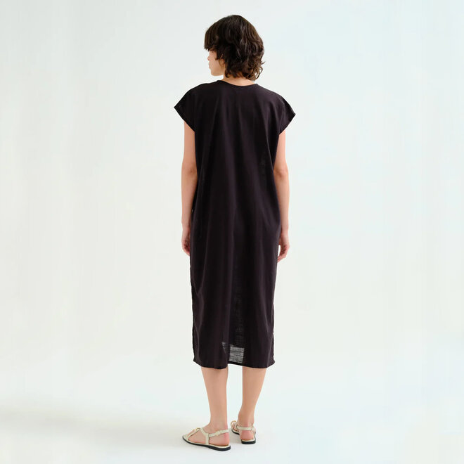 Kaftan Black with Cream Neckline