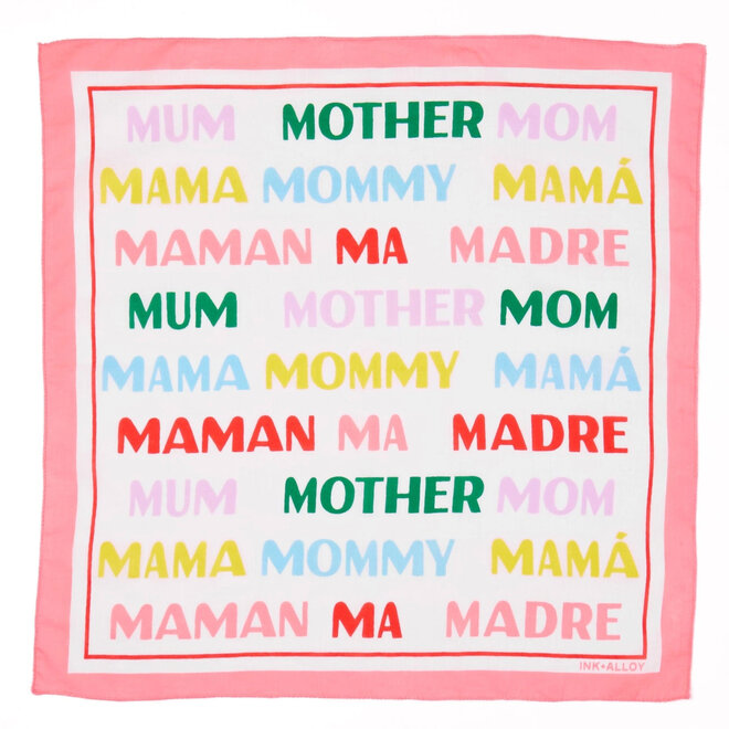 Scarf Carson Mom Print