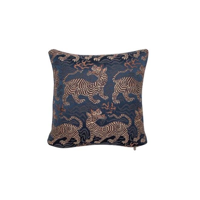 Mini Pillow Petite Tibet Deep Blue 10 x 10in