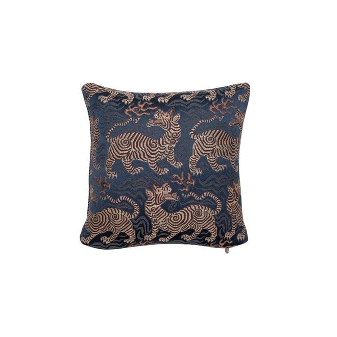 Mini Pillow Petite Tibet Deep Blue 10 x 10in