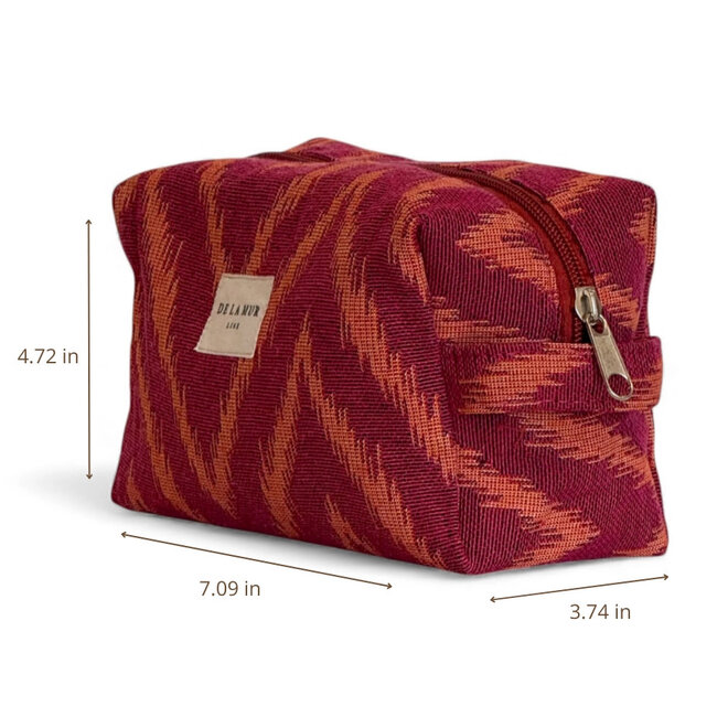 Squared Makeup Bag Fuego