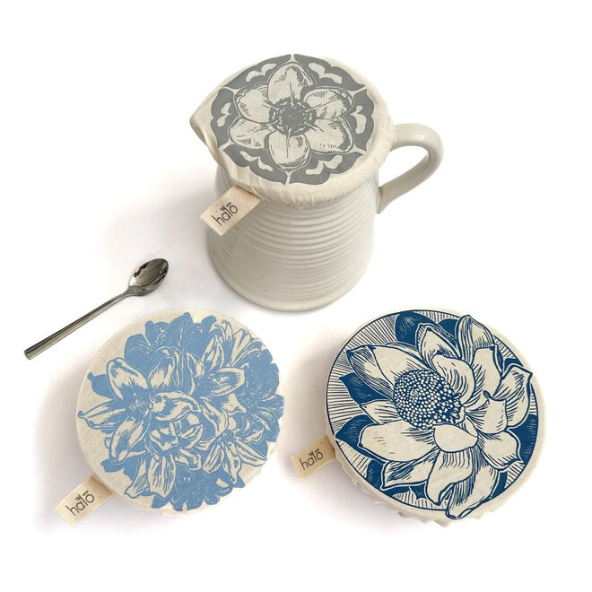 Cover Dish and Bowl African Flowers Set 3 Jug, XS & S