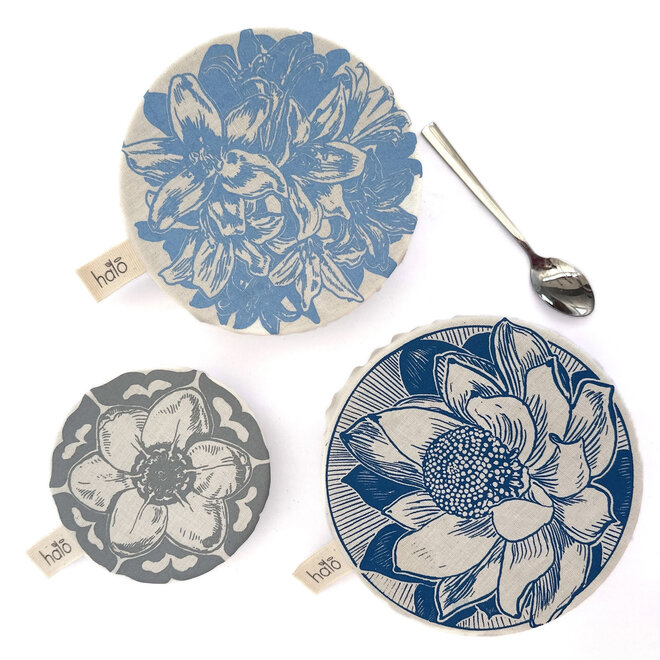 Cover Dish and Bowl African Flowers Set 3 Jug, XS & S