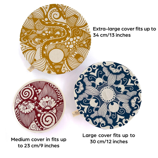 Cover Dish and Bowl Paradise Set of 3 Large