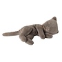 Sleeping Kitten Plush Grey Small