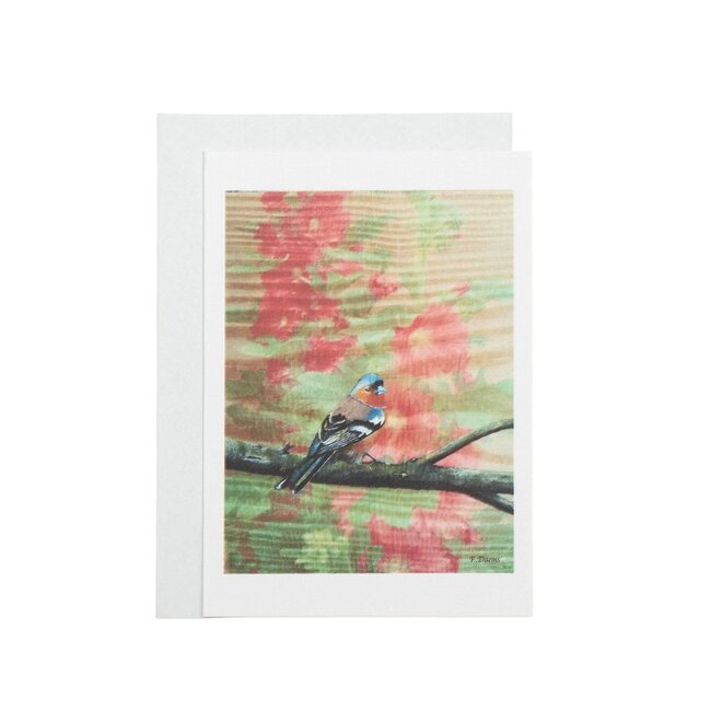 Card Flowers Red